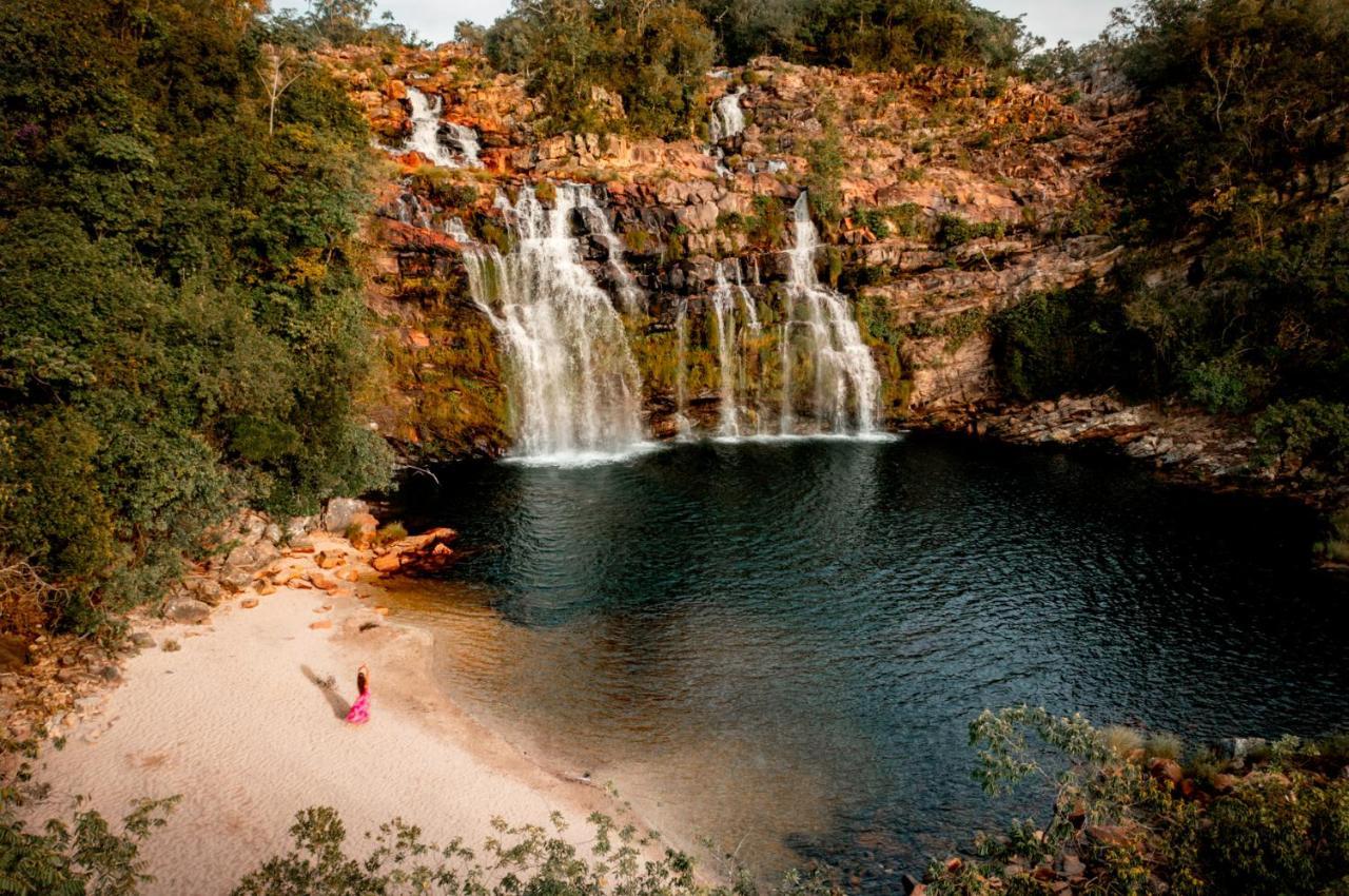 Pousada Cachoeira Poco Encantado Alto Paraiso de Goias Exterior photo